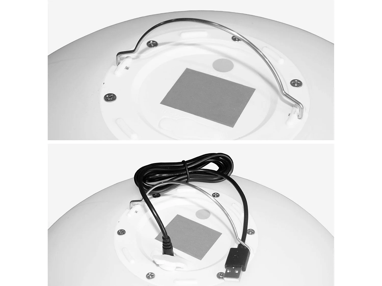 Boule LED 40cm – Sphère décorative lumineuse. Ø40cm. blanc chaud. commande à distance