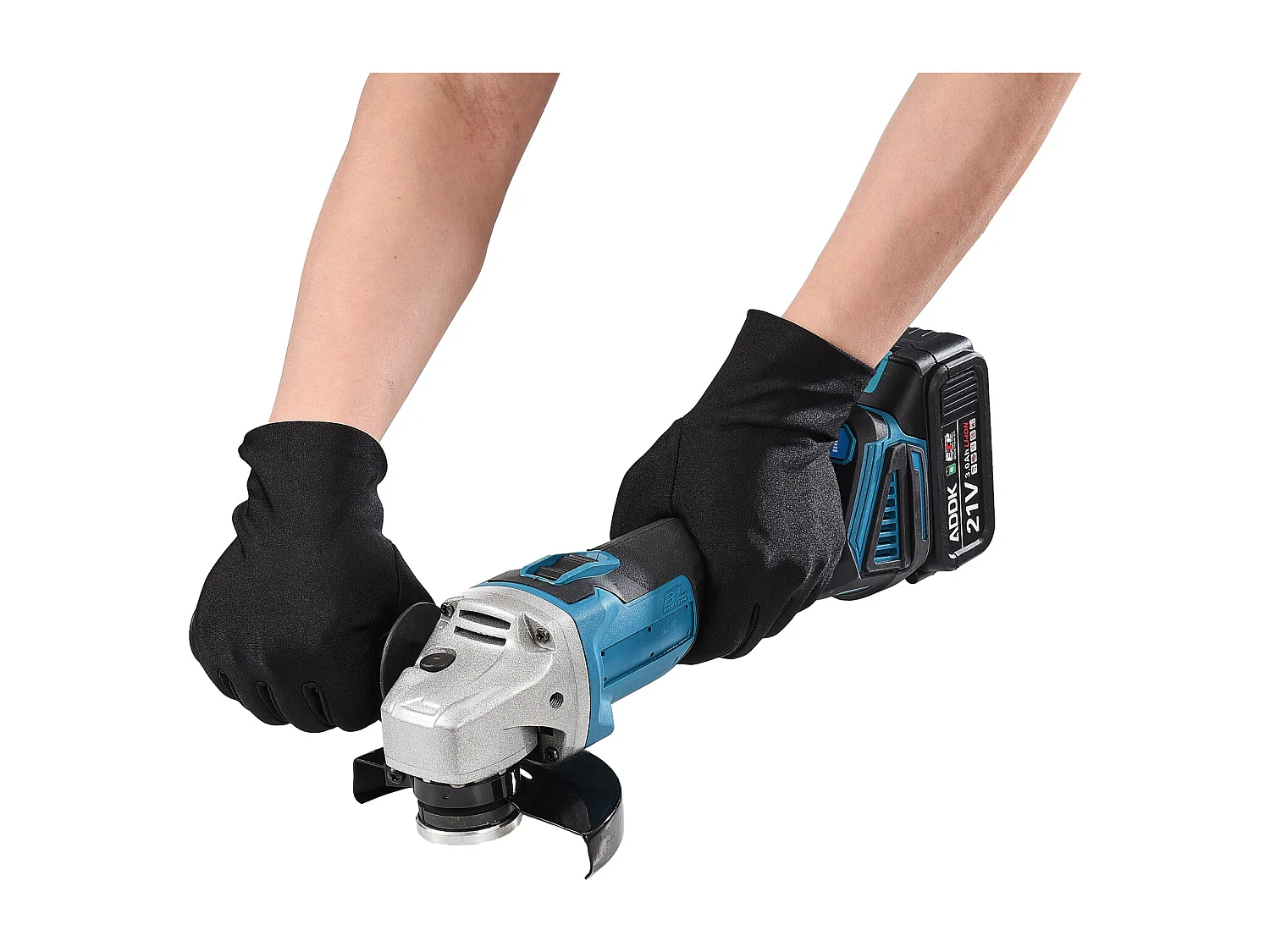 Meuleuse d'angle sans fil pour Makita 18V, meuleuse sans fil 125mm, avec moteur brushless, protection du disque (sans batterie, sans chargeur, sans disques)