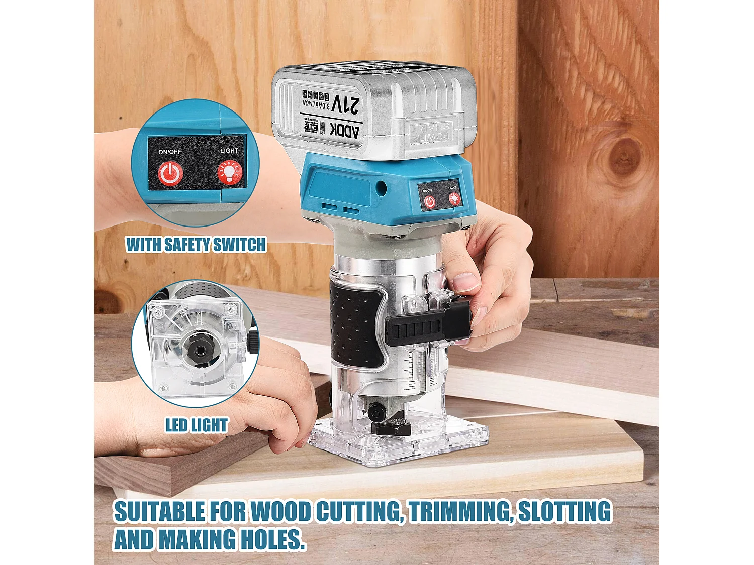 Elektrische houtfrees