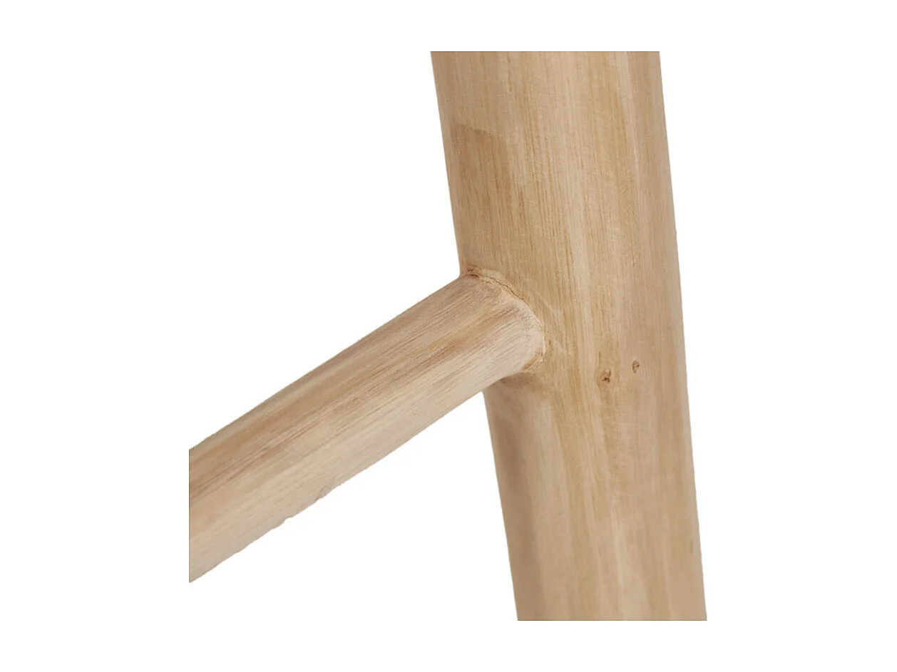 Porte-serviettes et linge 102 cm 3 niveaux en bois teck clair – ANKSA