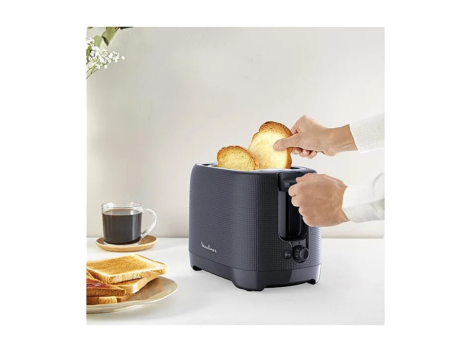 TOASTER MORNING 2 TRANCHES 850W BLEU NUIT MOULINEX - LT2M0810
