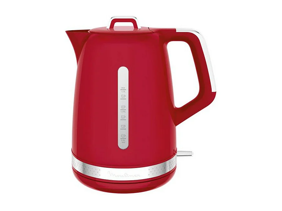 BOUILLOIRE SOLEIL 1,7L 2400W RETRO ROUGE MOULINEX - BY320510