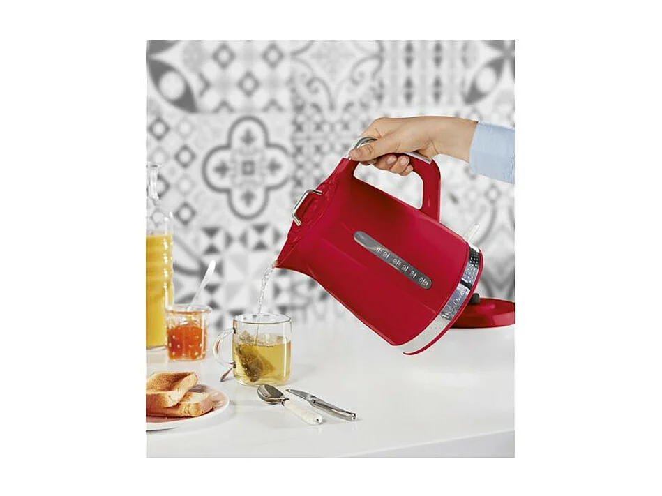 BOUILLOIRE SOLEIL 1,7L 2400W RETRO ROUGE MOULINEX - BY320510