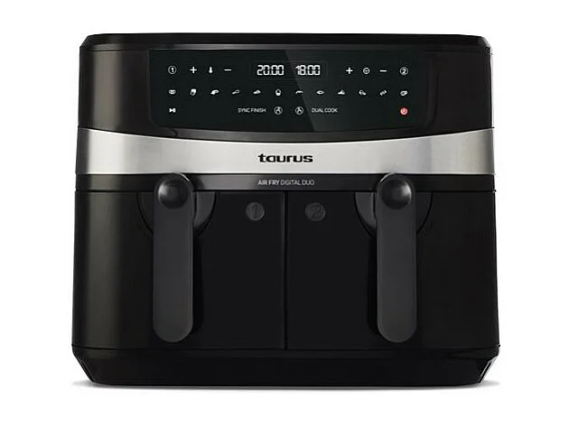 Friteuse Taurus Air Fry Digital Duo 973980000 2600 W Noir