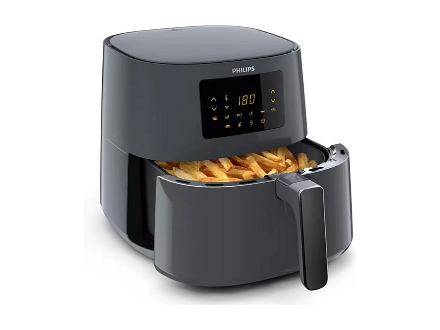 Philips Essential HD9280 60 friggitrice Singolo 6.2 L 2000 W Friggitrice ad aria calda Grigio