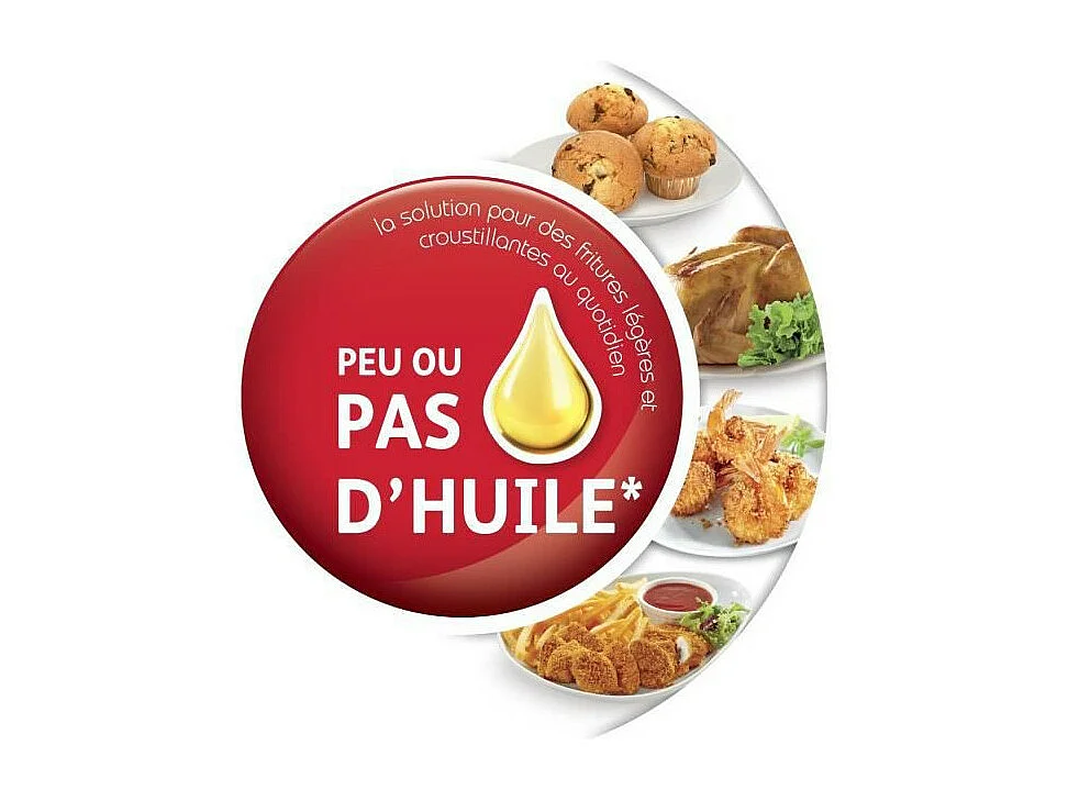 MOULINEX EZ401D10 Easy Fry Digital, Friteuse sans huile, Capacite XL 4,2 L, Ecran tactile, 8 menus preprogrammes, Arret automati