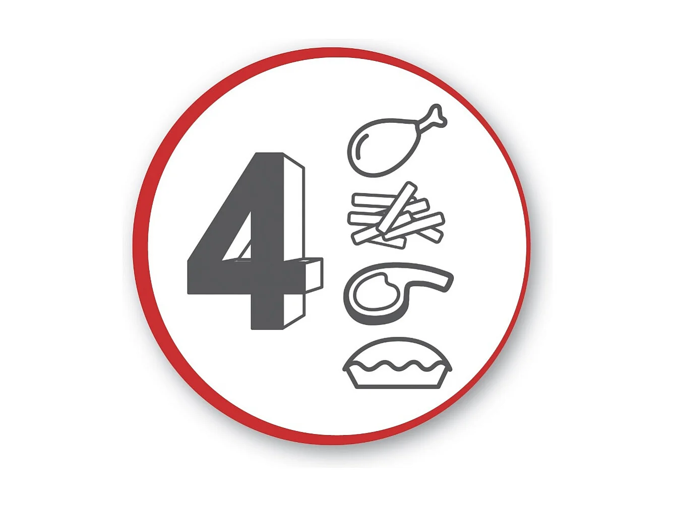 MOULINEX EZ401D10 Easy Fry Digital, Friteuse sans huile, Capacite XL 4,2 L, Ecran tactile, 8 menus preprogrammes, Arret automati