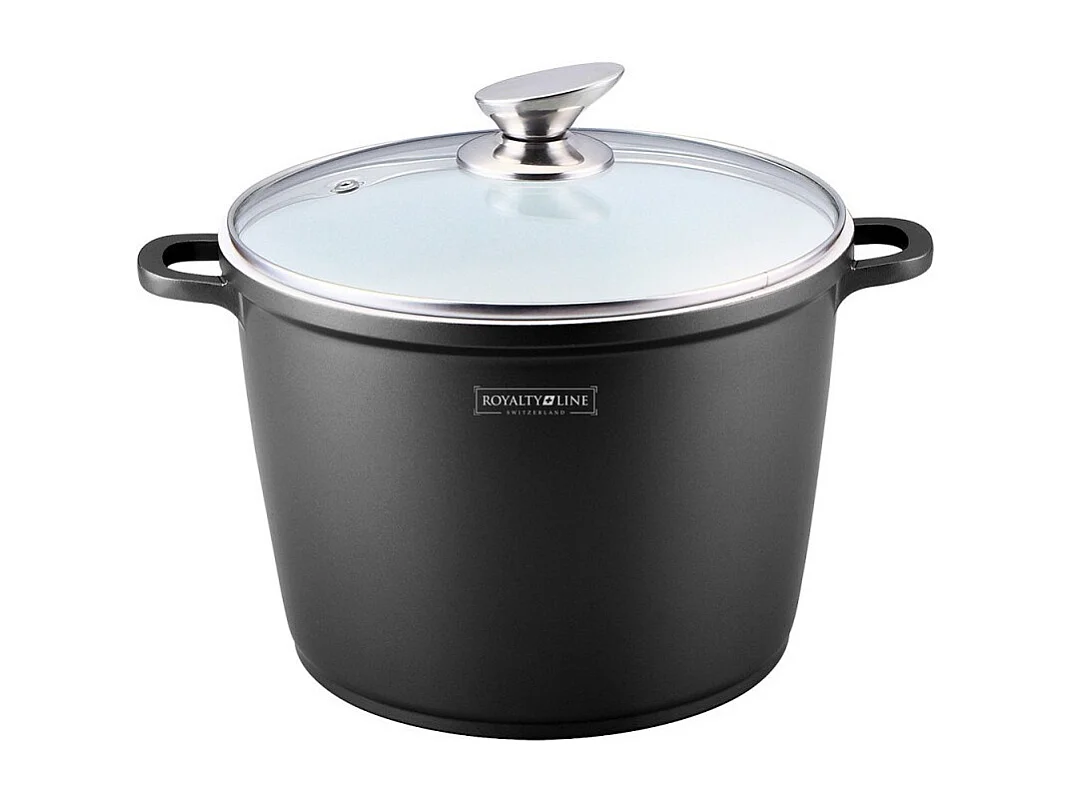 Royalty Line  RL-AD24M: Casserole profonde en revêtement de marbre, 24 cm