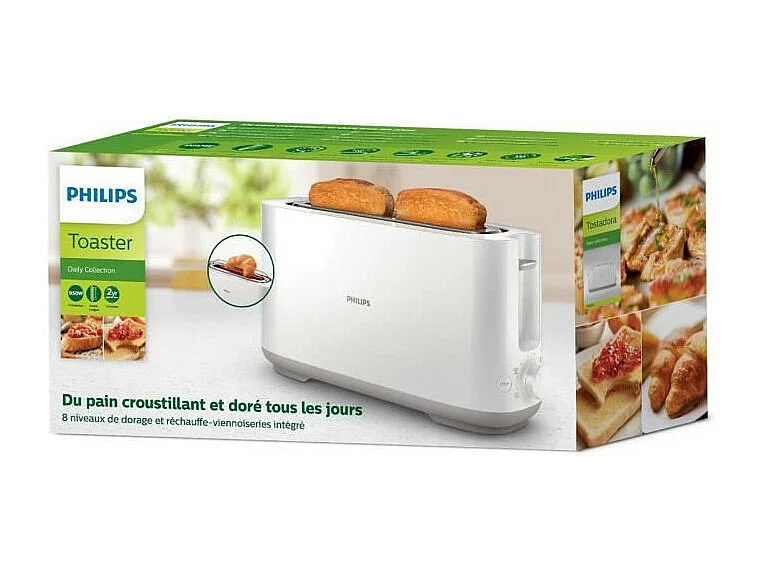 PHILIPS HD2590/00 Grille pain - Blanc