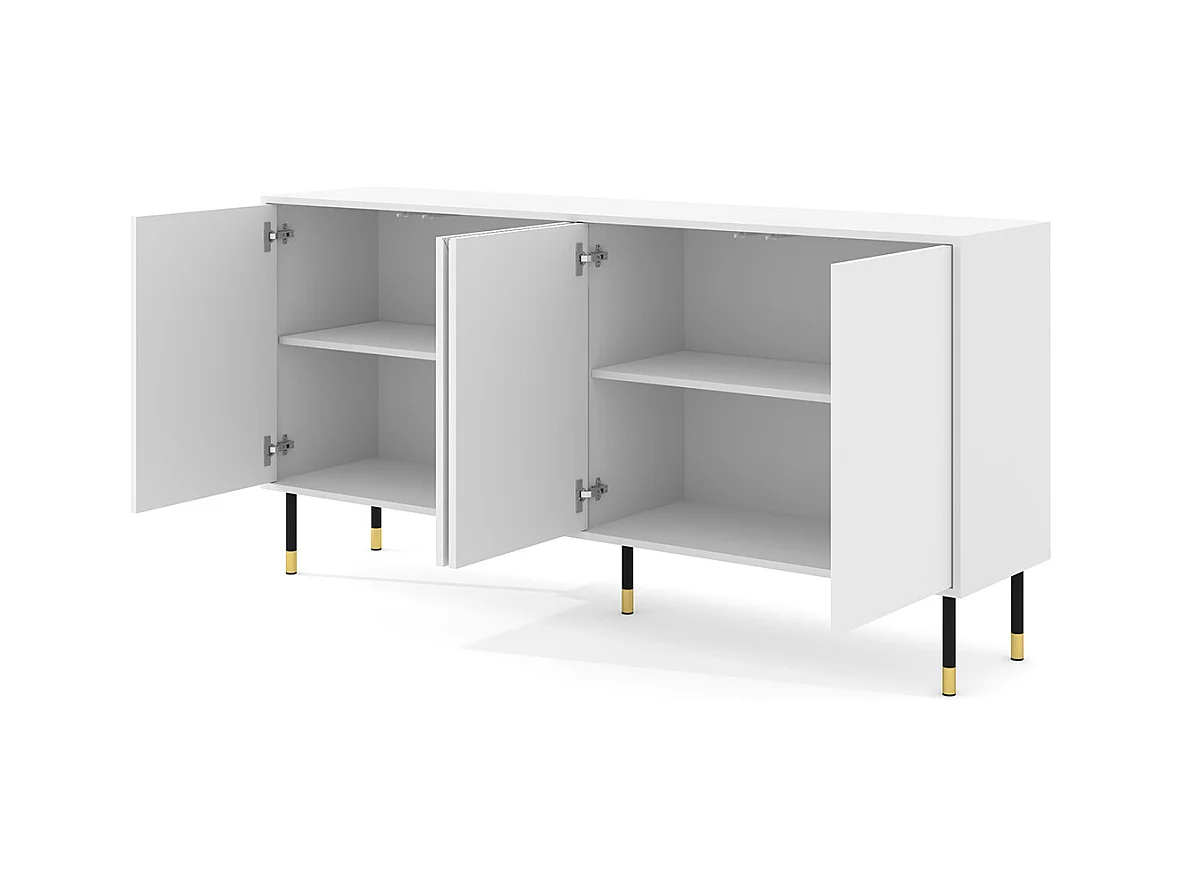 Buffet 4 ante Aglaé bianco 88cm