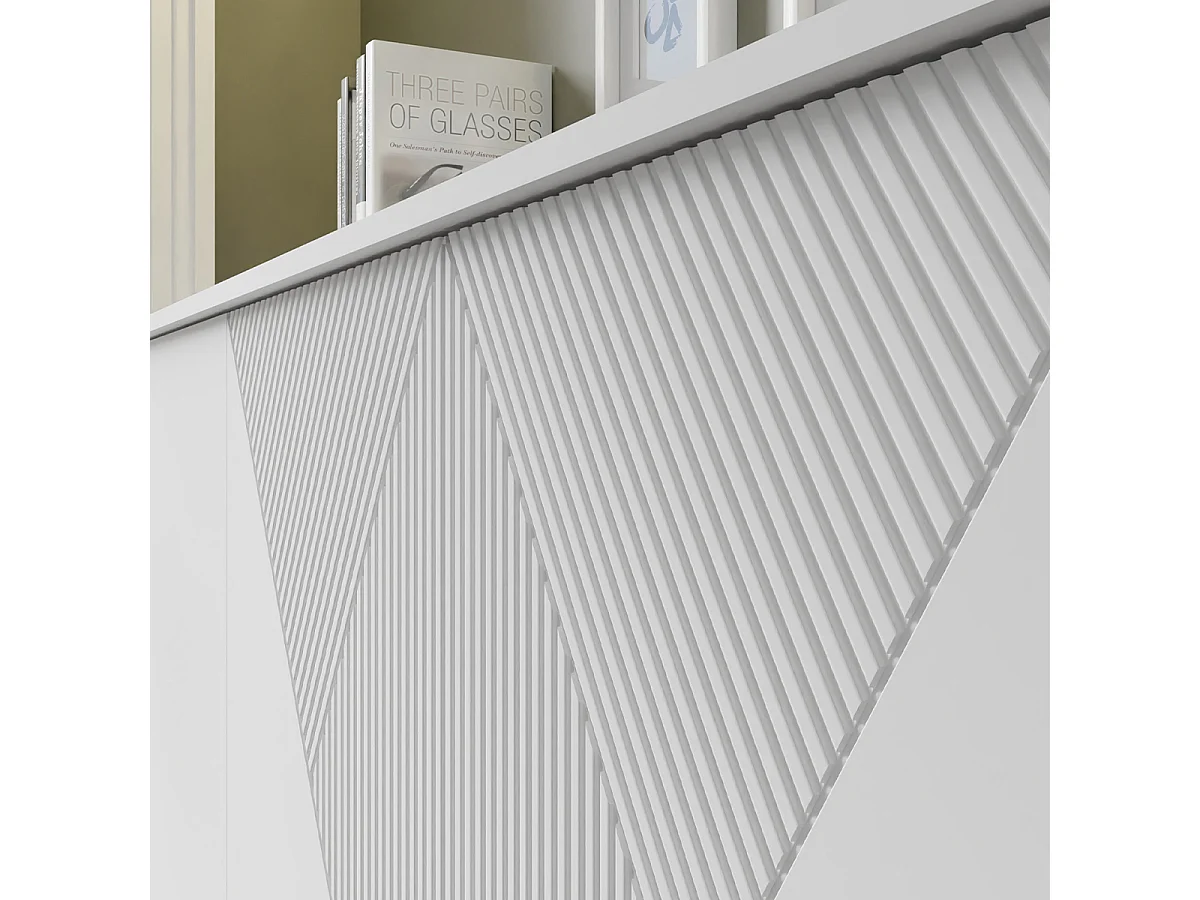 Aparador 4 portas Aglaé branco 88cm