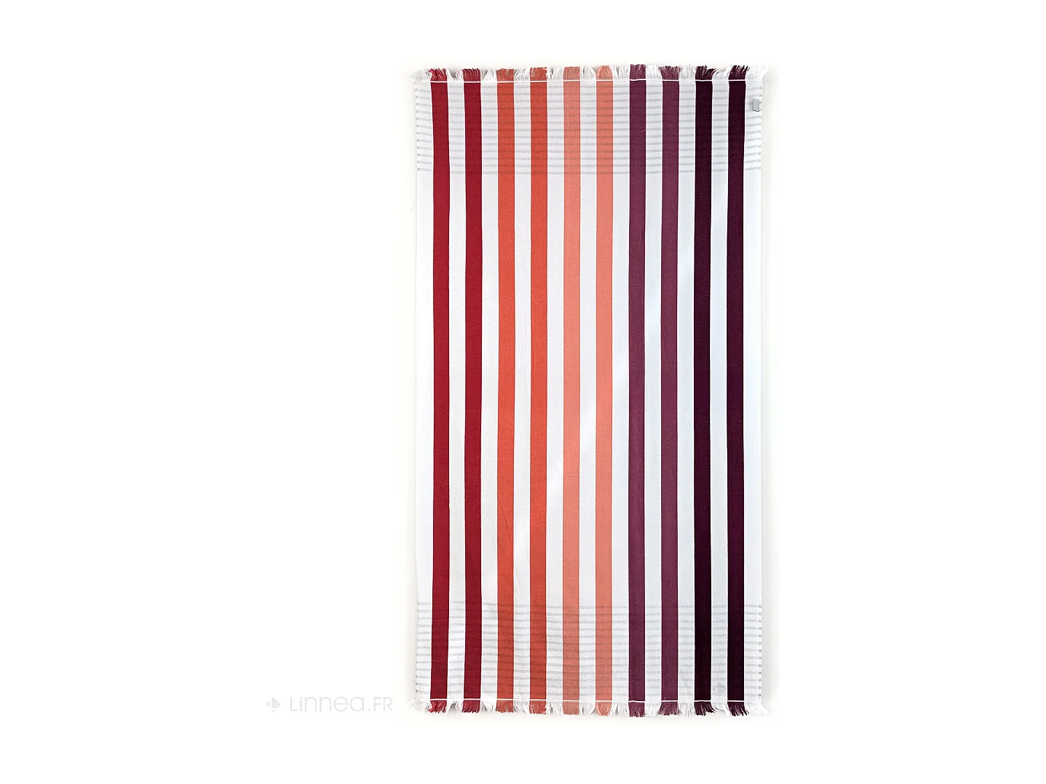 Drap de plage 100x180 cm pur coton collection BARBAGIA orange
