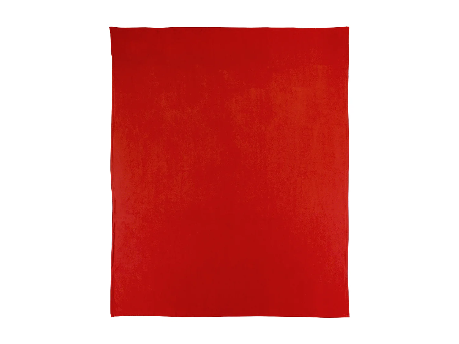 Couverture polaire 180x220 cm 100% Polyester 350 g/m2 TEDDY Rouge terracotta