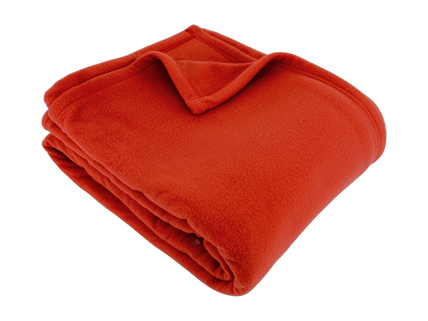 Couverture polaire 220x240 cm 100% Polyester 350 g/m2 TEDDY Rouge Terracotta