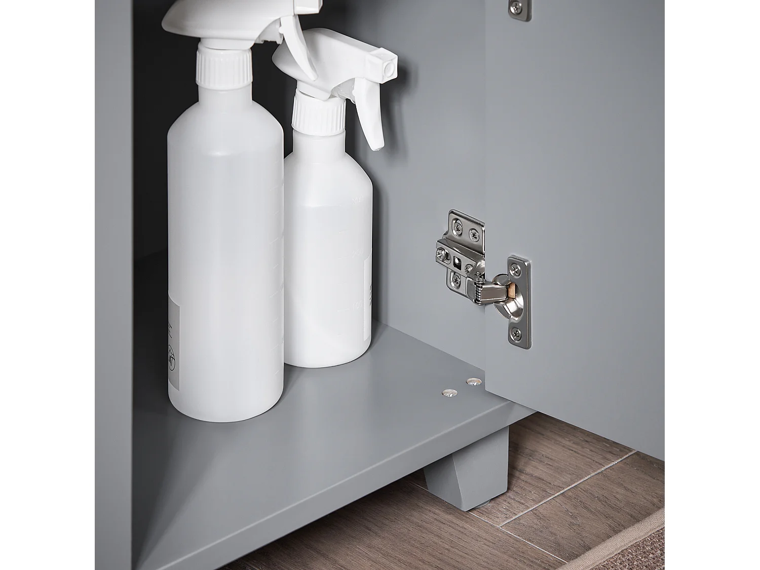 Mueble para Debajo del Lavabo Fregadero Armario BZR148-DG SoBuy ES
