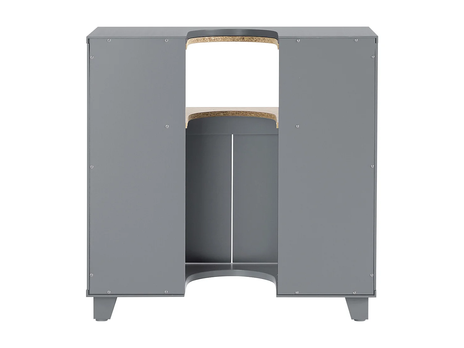 Mueble para Debajo del Lavabo Fregadero Armario BZR148-DG SoBuy ES