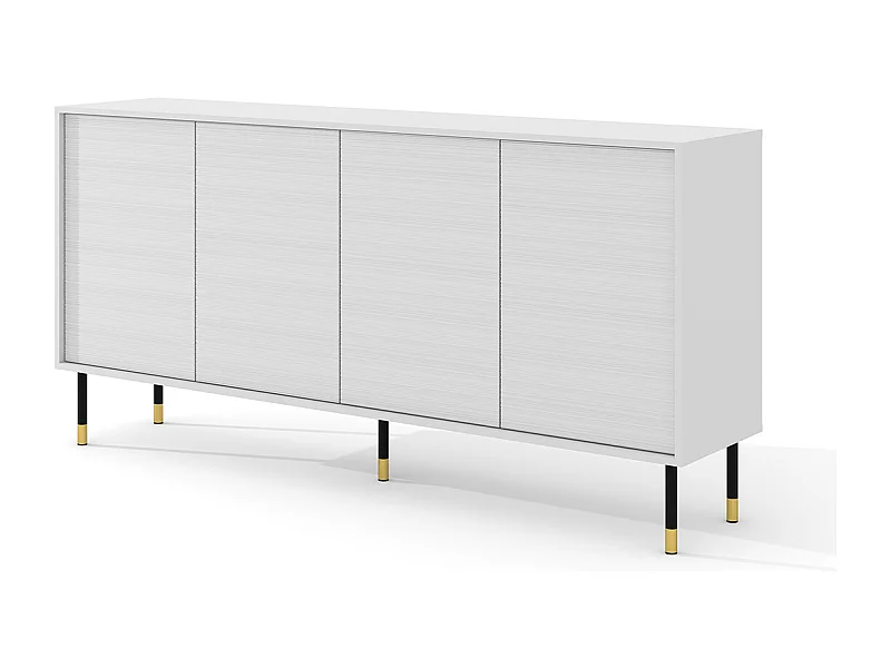 Aparador 4 portas Rani branco 60cm