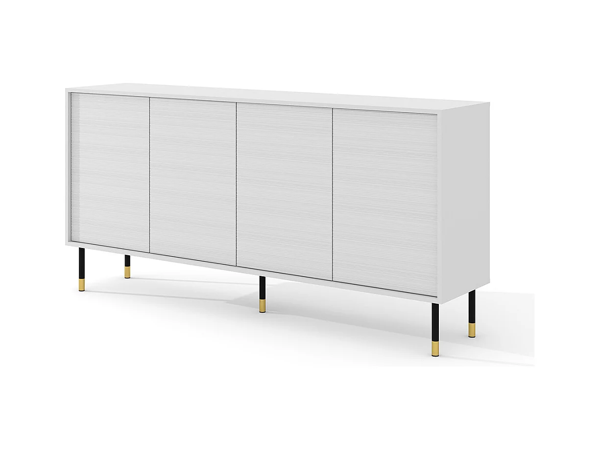 Buffet 4 portes Rani Blanc