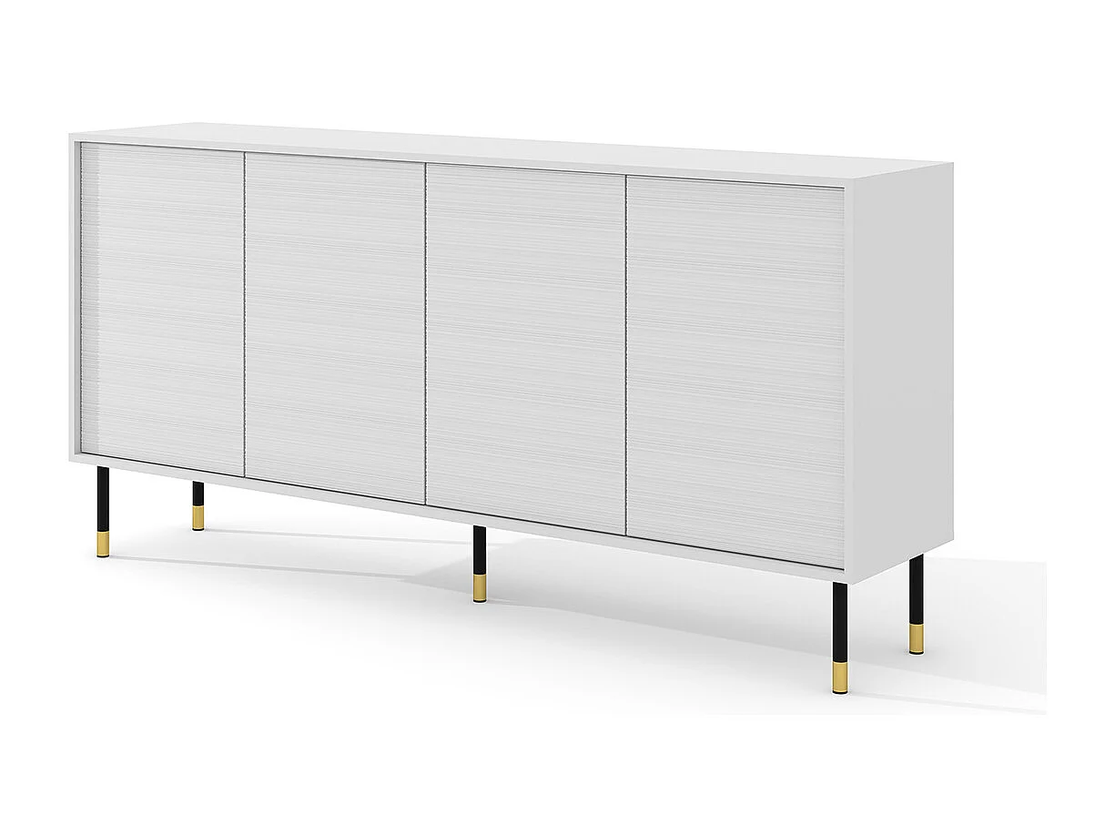 Buffet 4 portes Rani Blanc