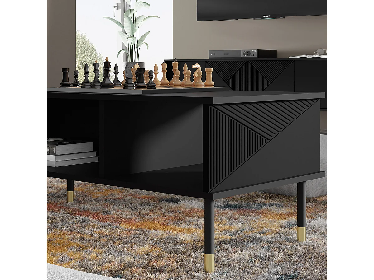 Table basse 110 cm Aglaé Noir