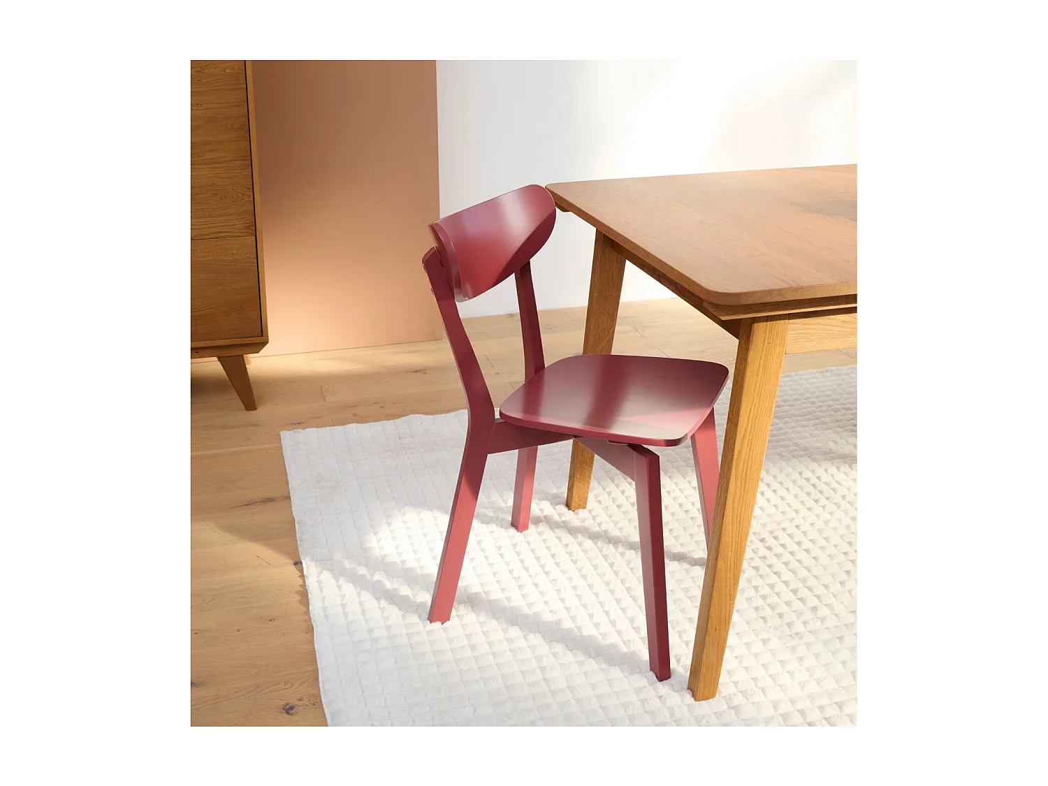 Chaises scandinaves en bois laqué (lot de 2) - LETA