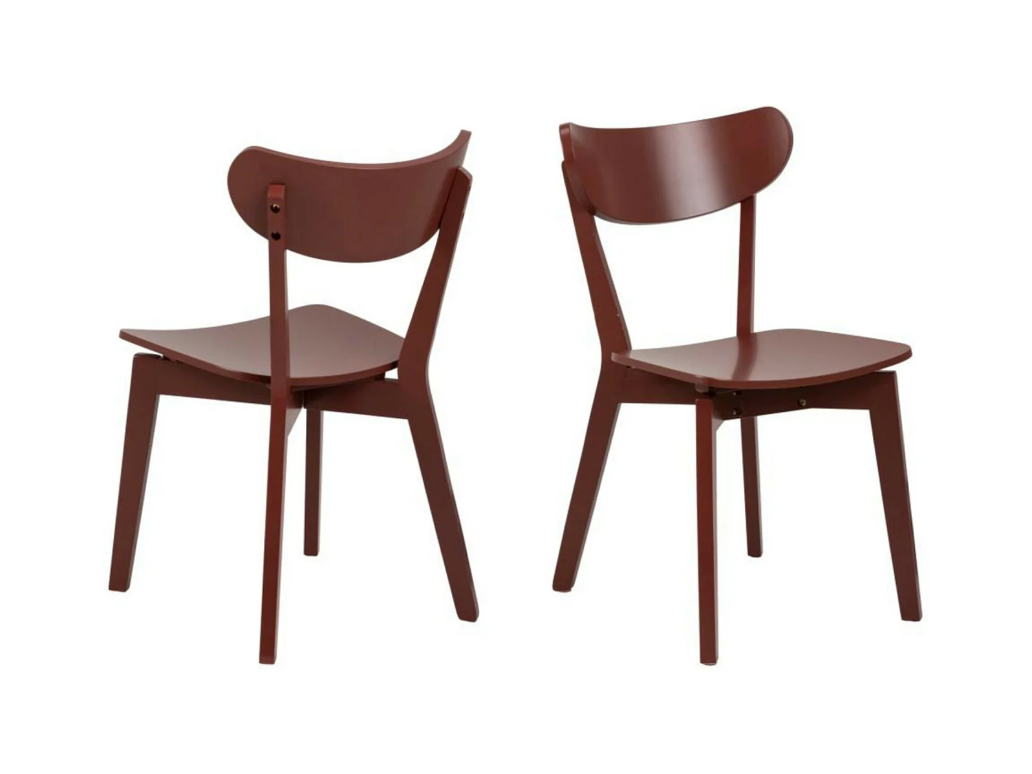 Chaises scandinaves en bois laqué (lot de 2) - LETA