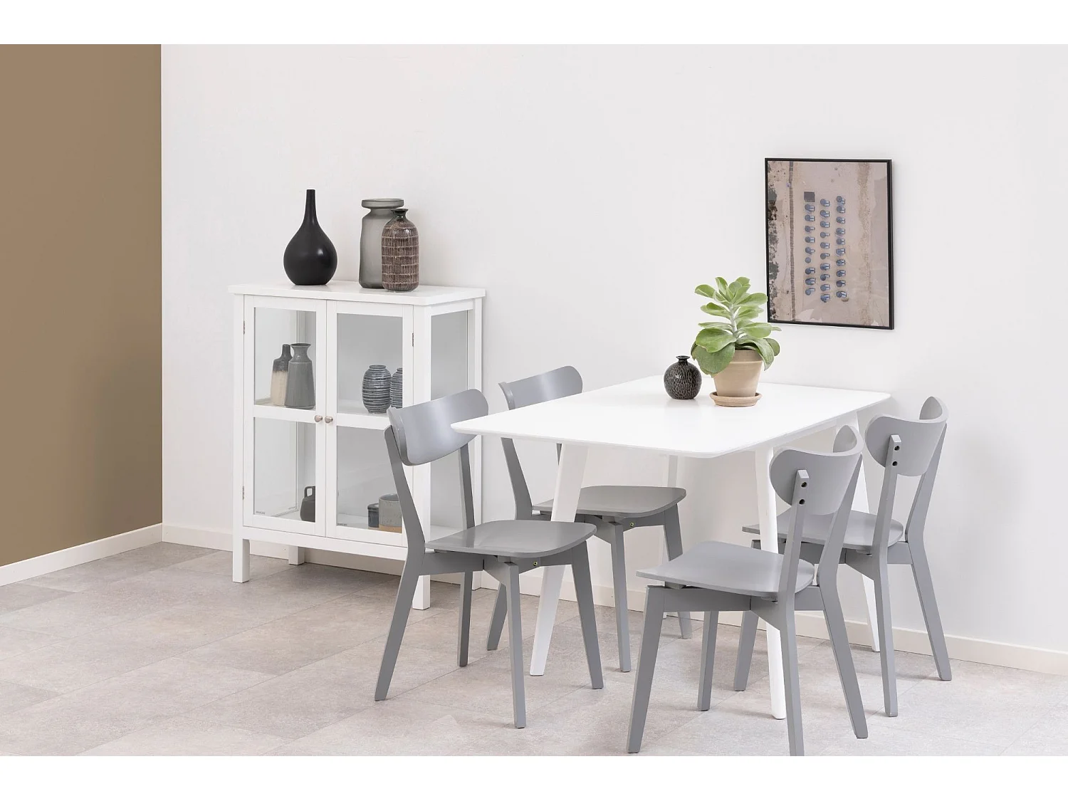 Chaises scandinaves en bois laqué (lot de 2) - LETA