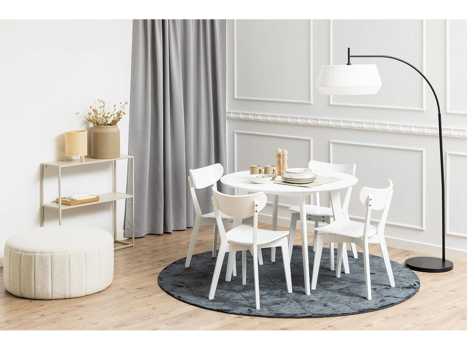 Chaises scandinaves en bois laqué (lot de 2) - LETA