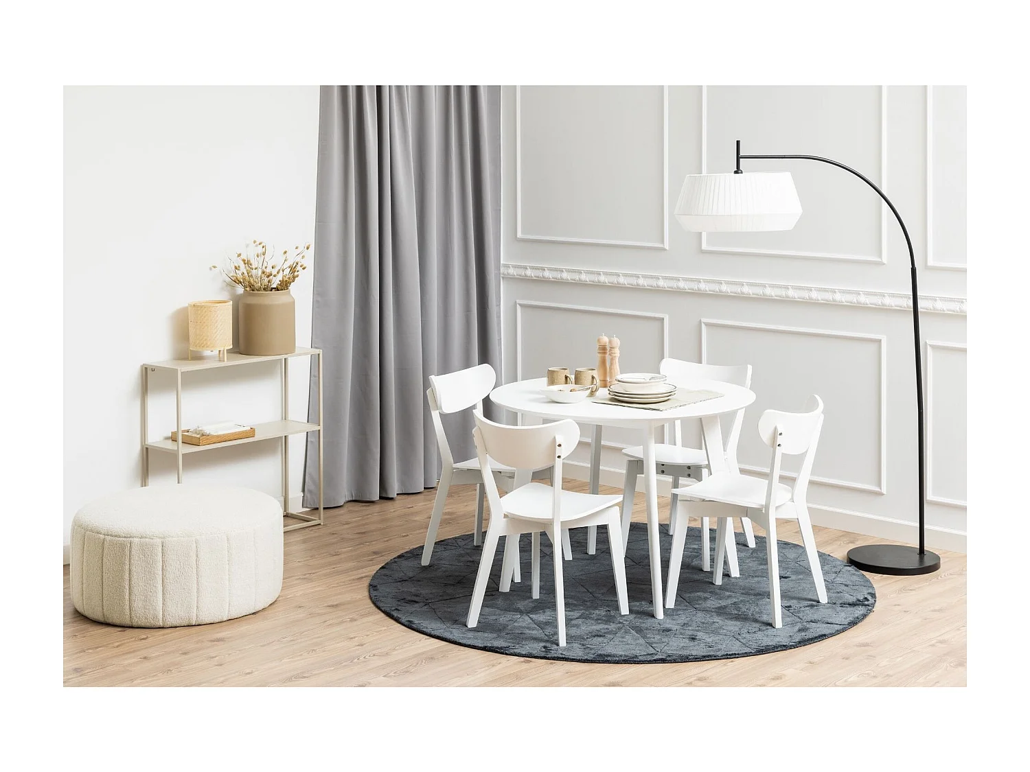 Chaises scandinaves en bois laqué (lot de 2) - LETA