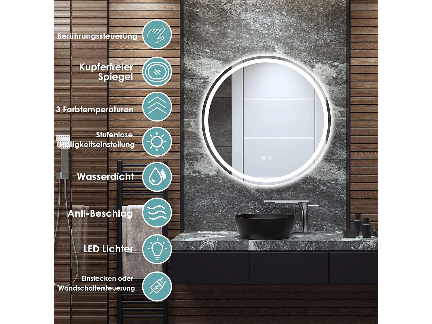 LED-Spiegel Badspiegel