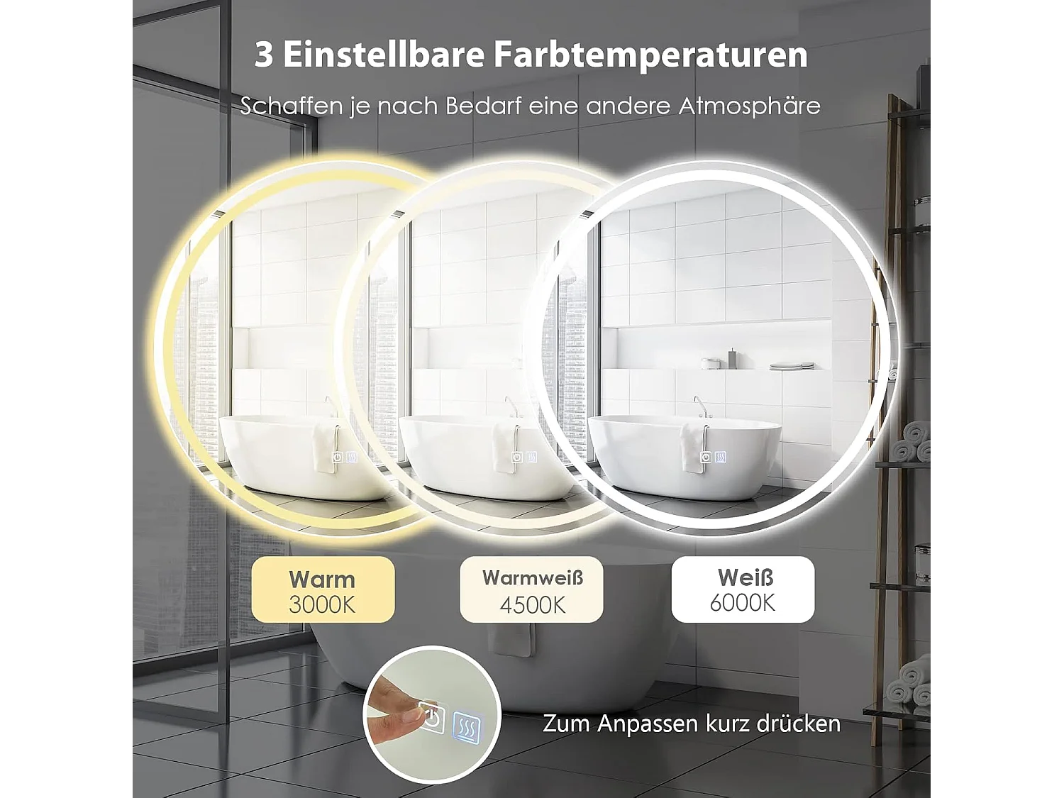 LED-Spiegel Badspiegel