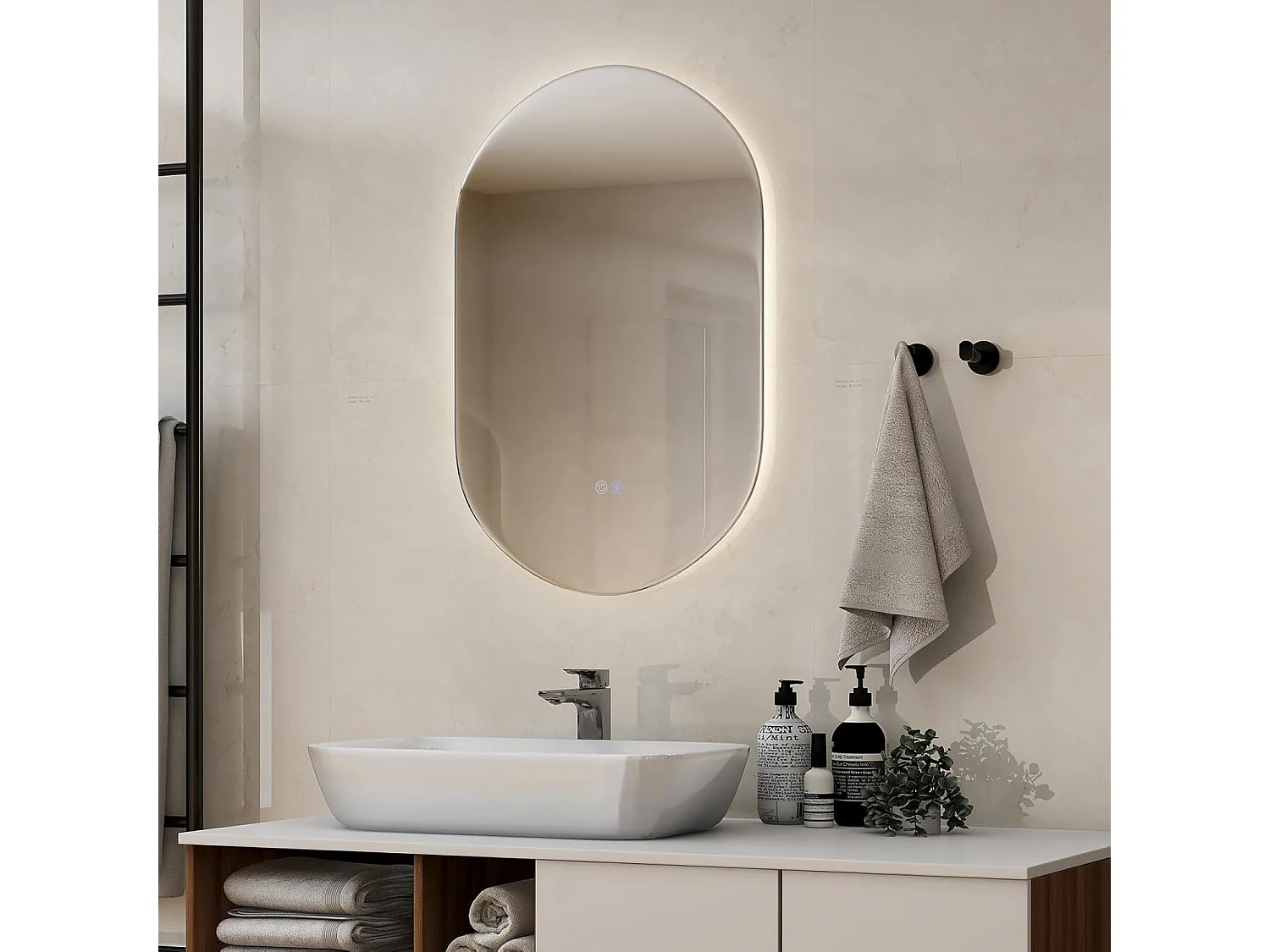 LED-Spiegel Anti-Beschlag