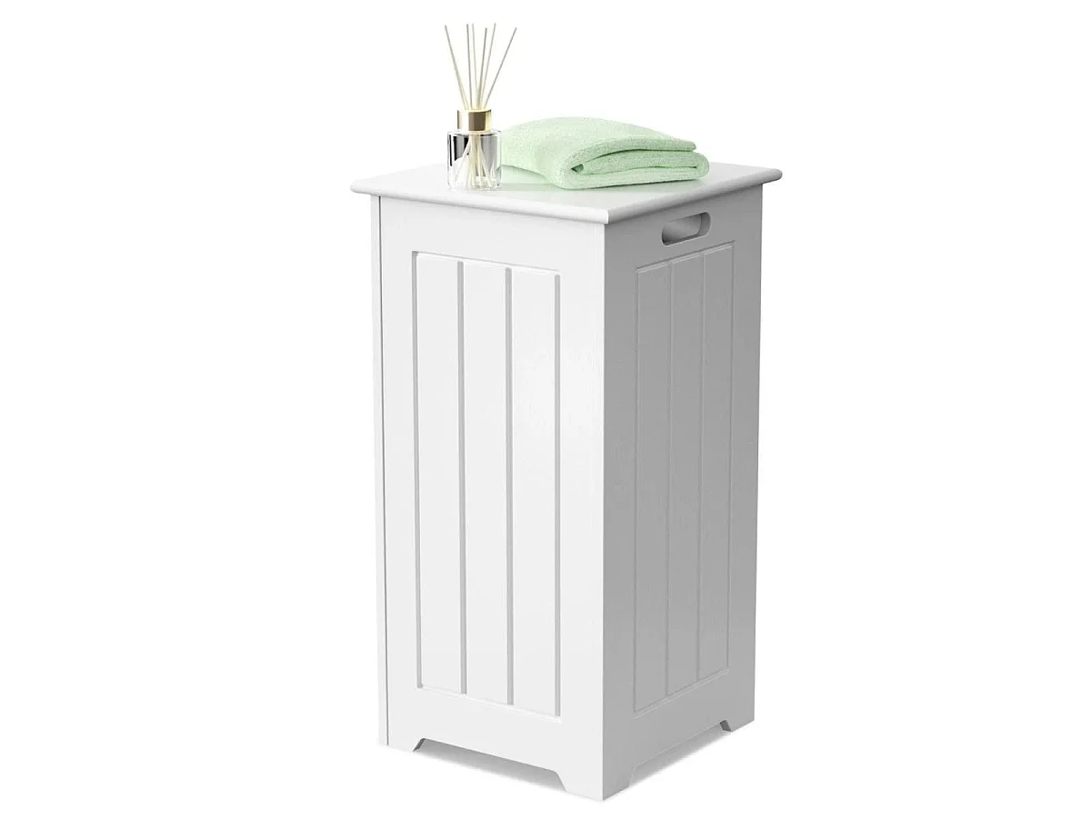 Badezimmerschrank mit Wäschekorb, 30 x 30 x 61 cm