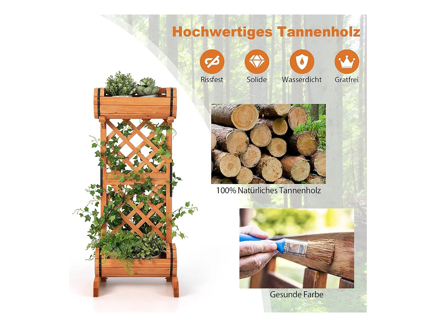 Pflanzkasten 2-stöckig