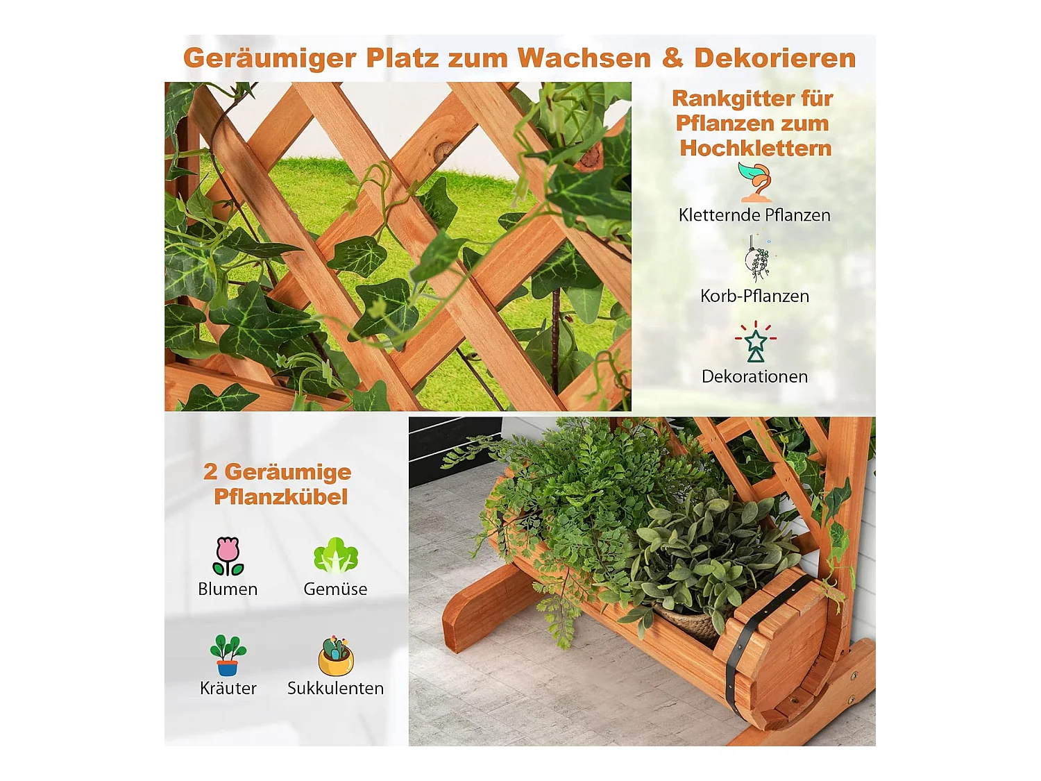 Pflanzkasten 2-stöckig