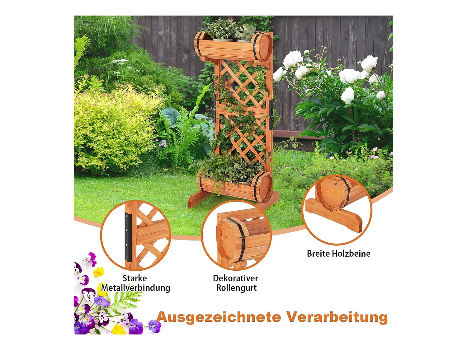 Pflanzkasten 2-stöckig