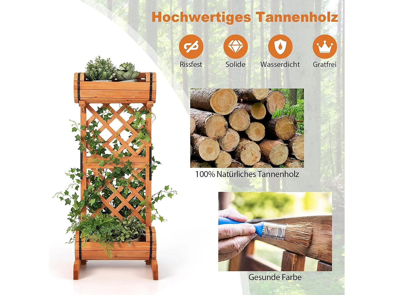 Pflanzkasten 2-stöckig