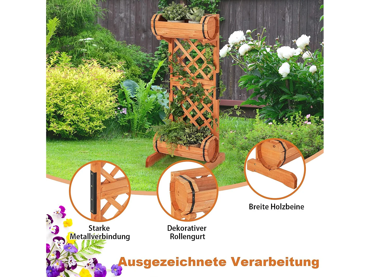 Pflanzkasten 2-stöckig