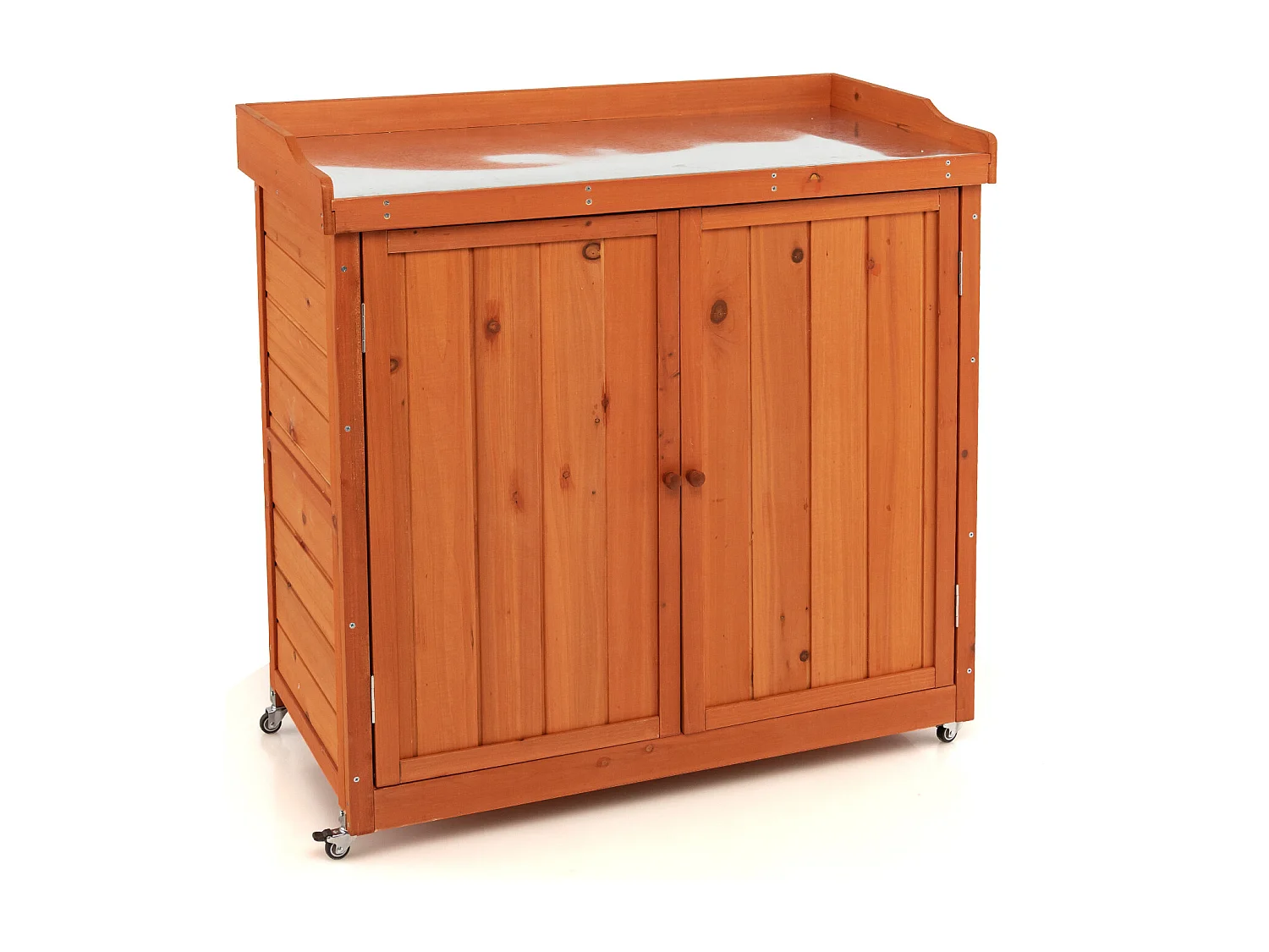 Gartenschrank auf Rollen