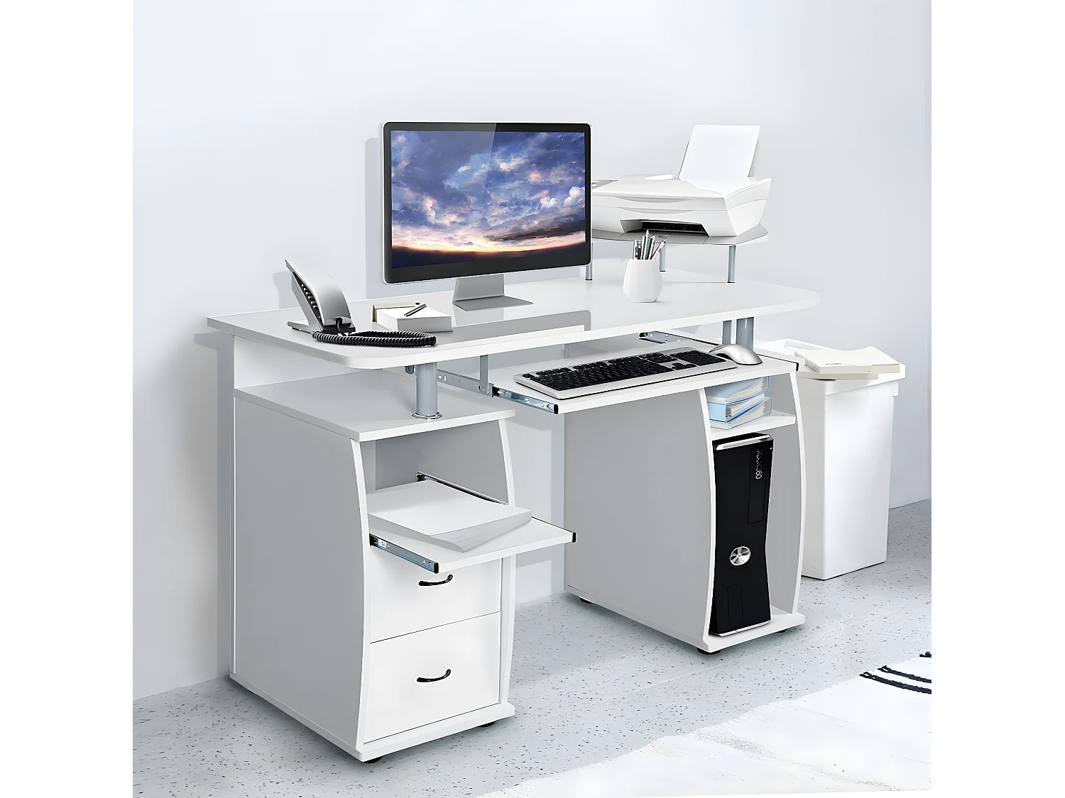 Computertisch Schreibtisch Bürotisch TI61733