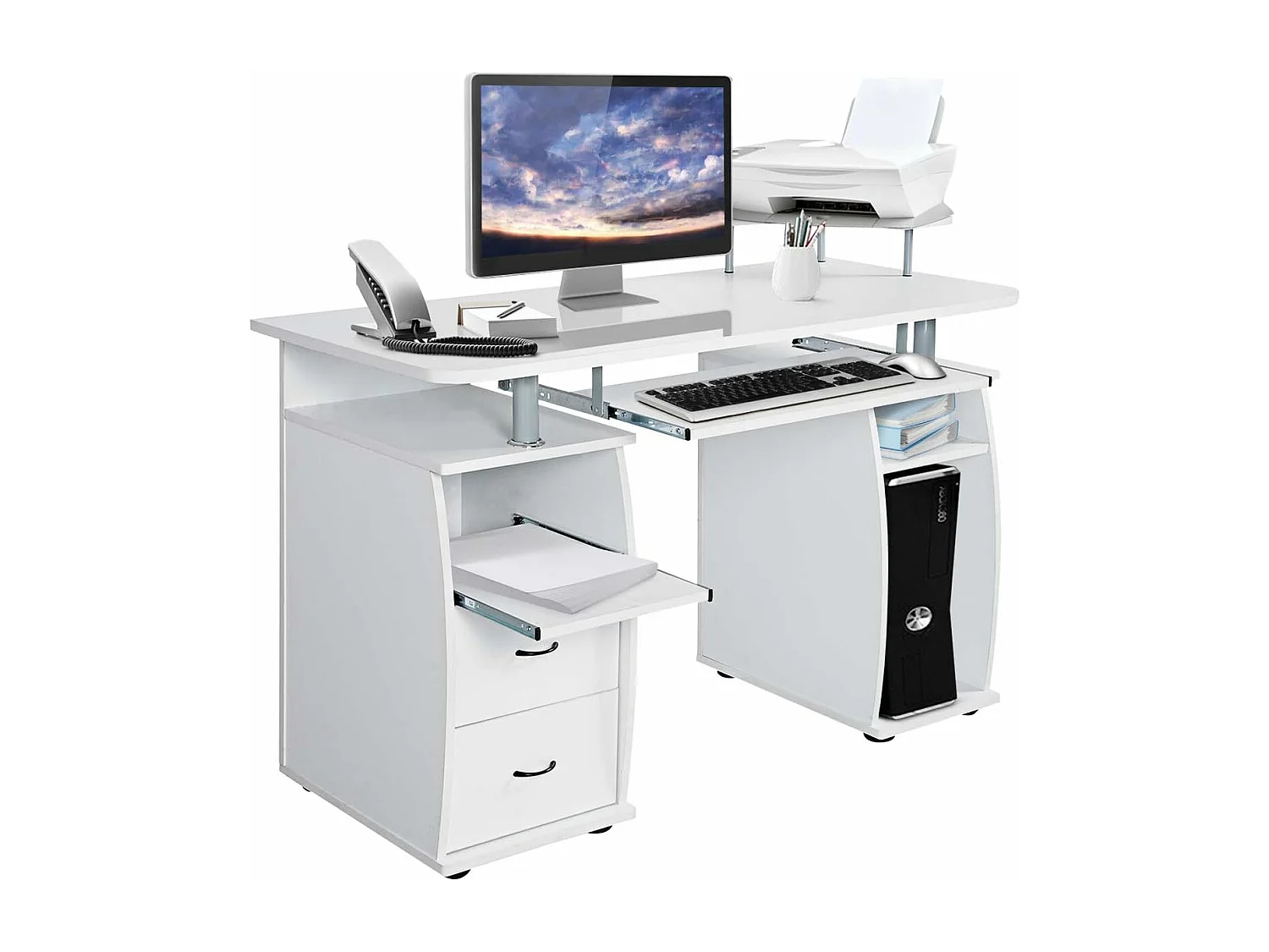 Computertisch Schreibtisch Bürotisch TI61733