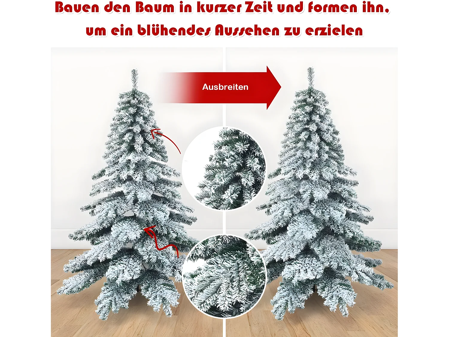 180cm Künstlicher Weihnachtsbaum OY44037DE