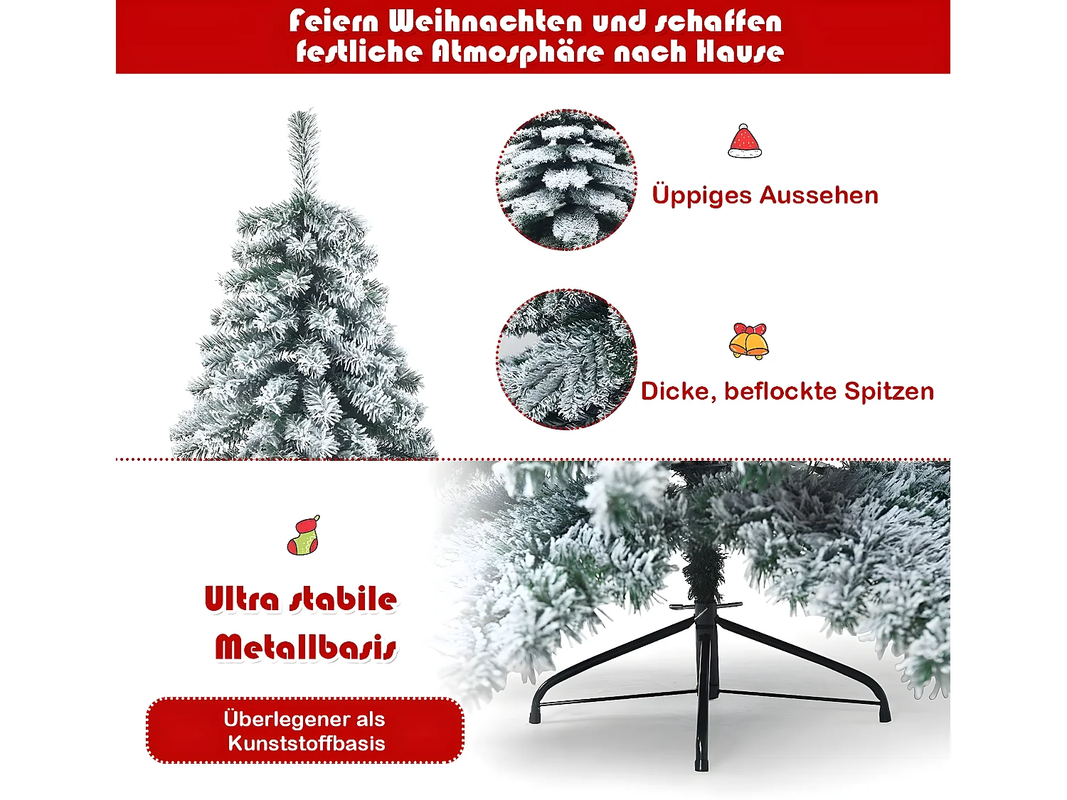 180cm Künstlicher Weihnachtsbaum OY44037DE