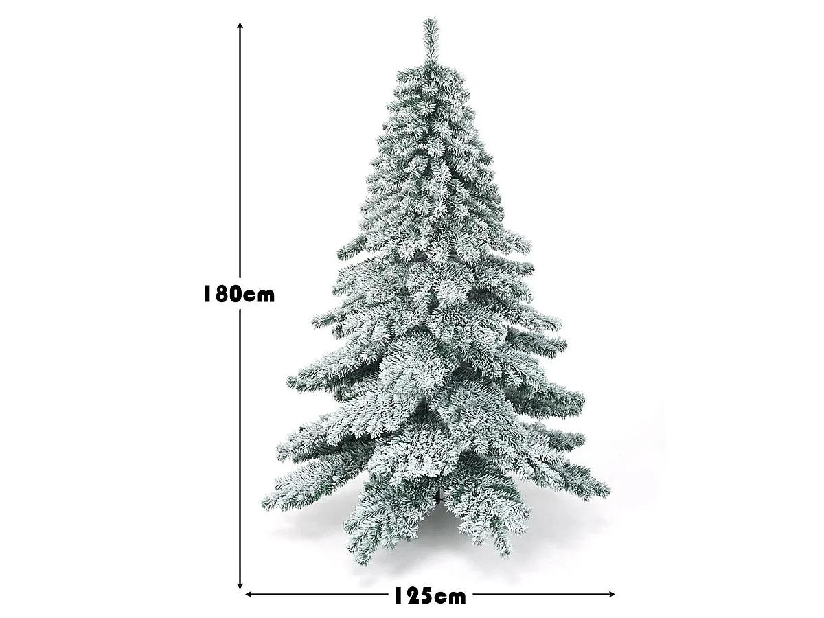 Sztuczna choinka świąteczna Ośnieżona sosna 180 CM