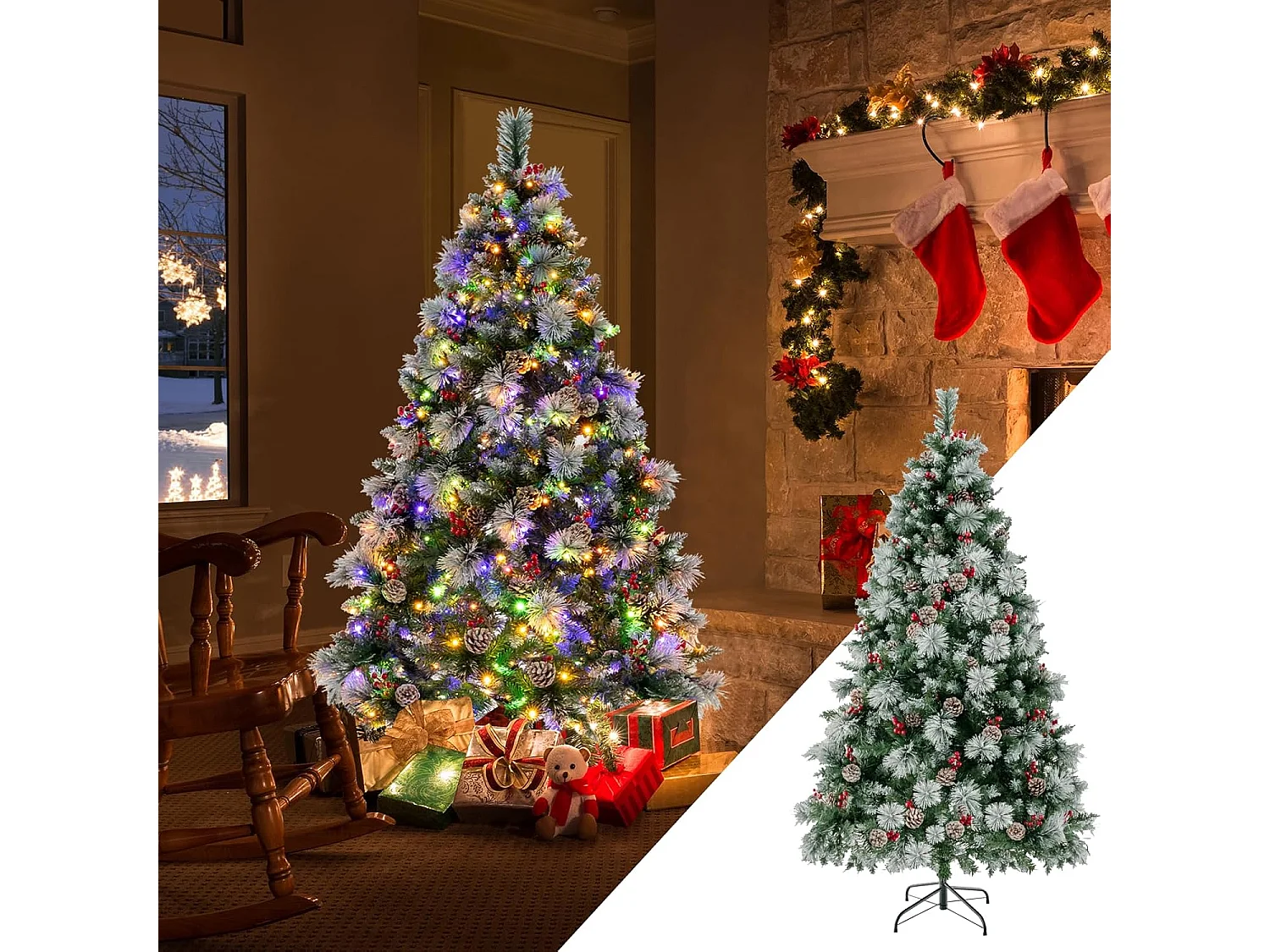 Weihnachtsbaum mit Kiefernzapfen OY46728PQDE