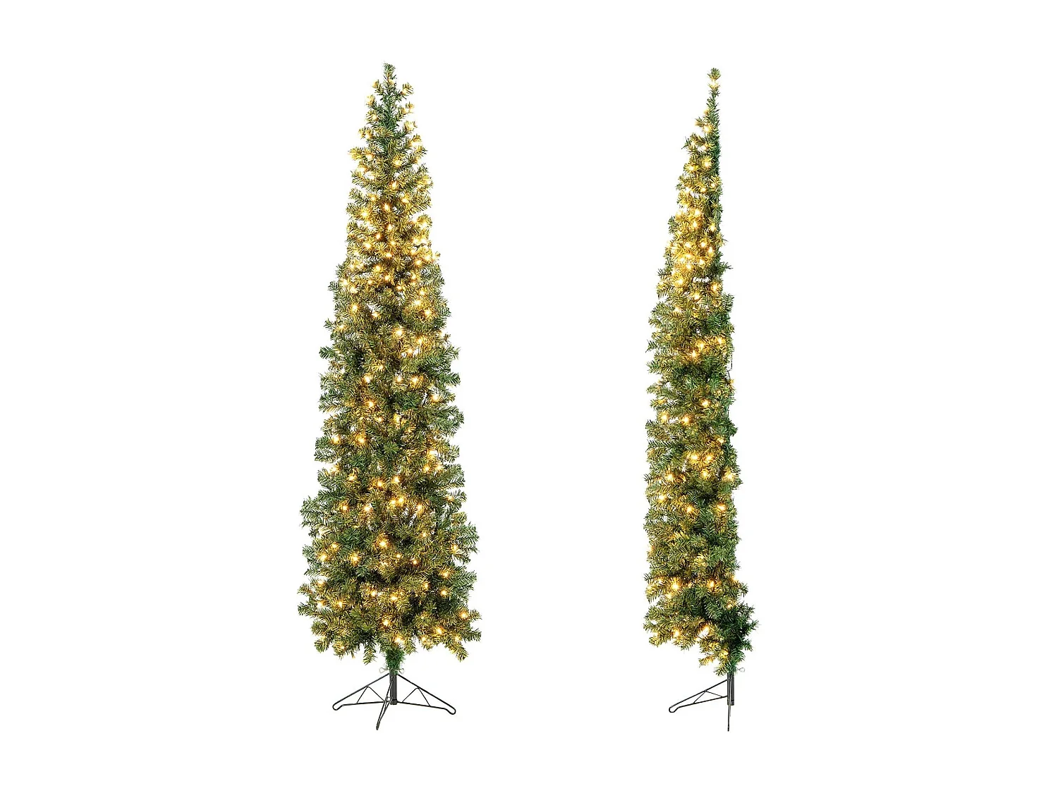 210cm Künstlicher Halber Weihnachtsbaum OY46293PQDE