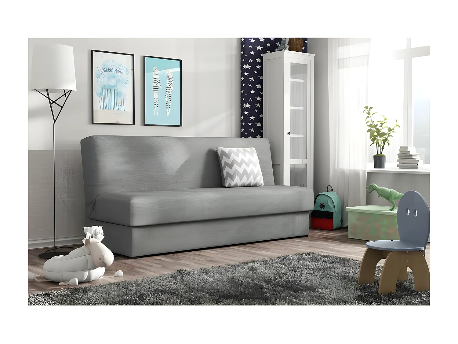 Clic-clac ADELIA mini gris