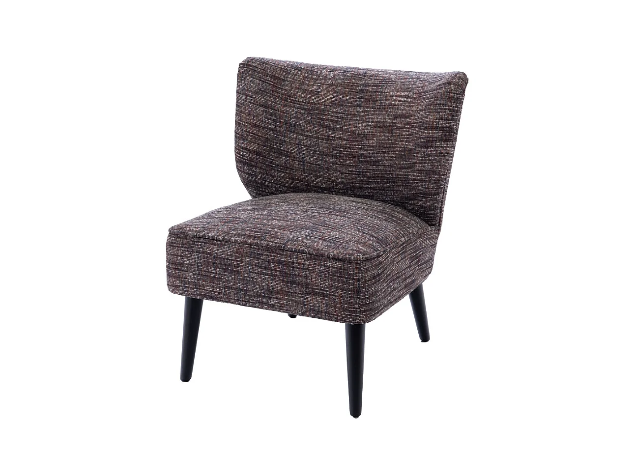 Fauteuil crapaud en tissu multicolore - GEORGE