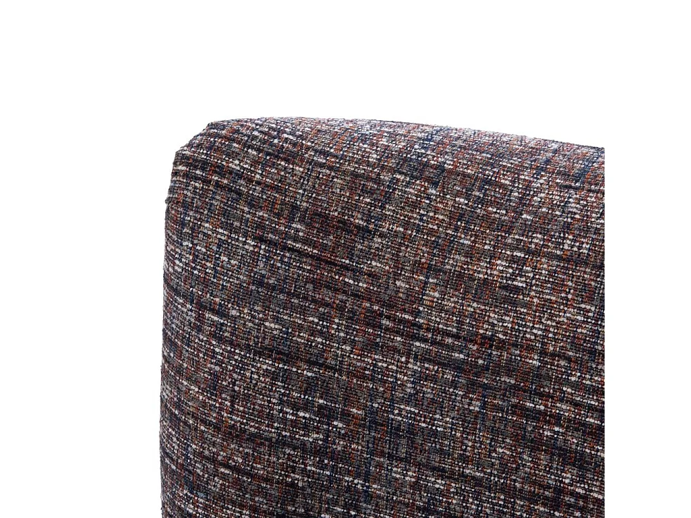 Fauteuil crapaud en tissu multicolore - GEORGE