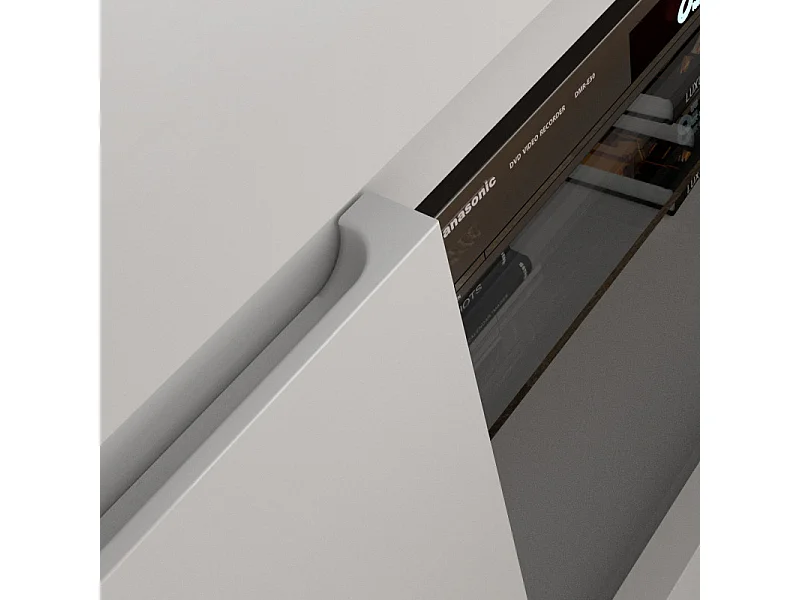 Buffet 2 portes 3 tiroirs Olia Blanc